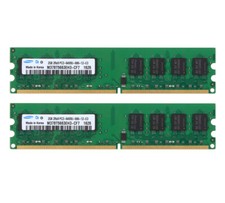 Samsung 4gb 2x 2 gb ddr2 - 800mhz 2rx8 pc2-6400u 240pin dimm - ram memory