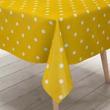 Wachstuch Tischdecke B1586-25 gelb Punkte Polka Dots eckig rund oval