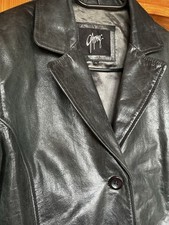 Damen lederjacke schwarz - damen,