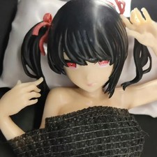 Anime Figur Ecchi Sexy Hentai Girl liegend mit Kissen Hot Japan Cosplay NSFW