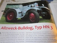 Lanz Allzweck Bulldog HN 3 mit 25 PS, Schlüter AS 160, AS 400 Traktor Archiv L 2
