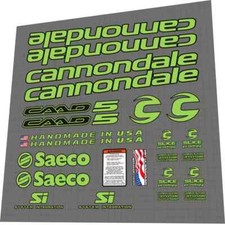 CANNONDALE CAD5 SAECO DECAL