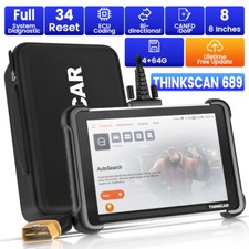 ThinkScan 689 OBD2 Diagnosegerät ALLE System 34 Reset ECU Coding Auslesegerät
