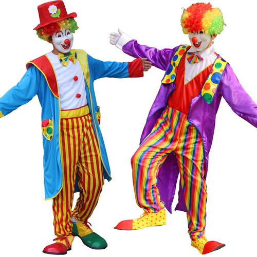 Clown kostüm set - clown-kostüm, erwachsenen