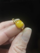 s925 ring mit Butterscotch