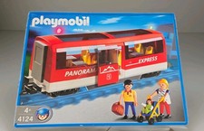 Playmobil 4124 Panorama Express für Eisenbahn Zug Neu Im Karton Unbespielt 