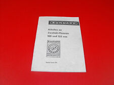 Oldtimer Motorrad Zündapp 100 125 ccm Motor Reparaturhandbuch Januar 1970