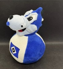 HSV Plüschfigur Hermann Rassel - Fanartikel Plüschtier Dino Maskottchen