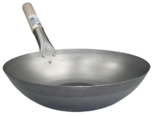 Wok flacher boden - [, ]