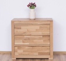 Moderne Kommode Wildeiche Sideboard im Landhaus Stil massive Anrichte Schrank