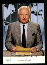 Werner Veigel NDR Autogrammkarte Original Signiert # BC 220537