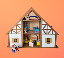 Puppenhaus puppenstube holz - puppenhaus,