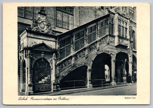 Lübeck renaissancetreppe - ak,