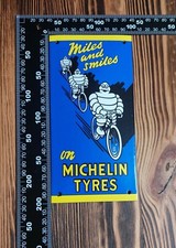 Miles and Miles on MICHELIN TYRES Garage Emailschild MAKELLOS Tür Schild 10x20cm