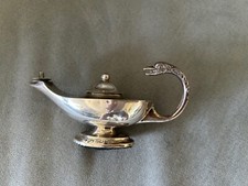 Antike silberne Öllampe -