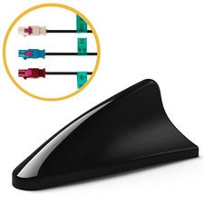 ✅ AUTO DACHANTENNE AUTO Shark FM AM + GPS + GSM FAKRA Radio Navi Telefon Adapter