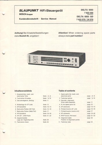 Blaupunkt delta 6003 - -,