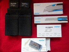 Martor Sicherheitsmesser Konvolut SECUPRO 625 SECUNORM 380 Klingen Holster OVP