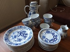 Kahla Zwiebelmuster Kaffeeservice für 10 Personen