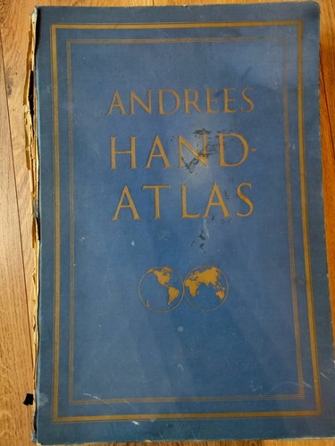 Andrees hand atlas 1937 - andrees,