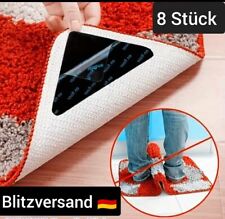 8x Anti Rutsch Teppich Ecken Matte Antirutschmatte Teppich Stopper Waschbar Pads