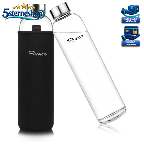 Trinkflasche glas 550ml - trinkflasche,
