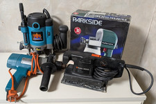 Konvolut aus Bohrmaschine Oberfräse Lackierpistole Black Decker Schleifmaschine