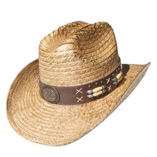 Cowboyhut Unisex Stroh