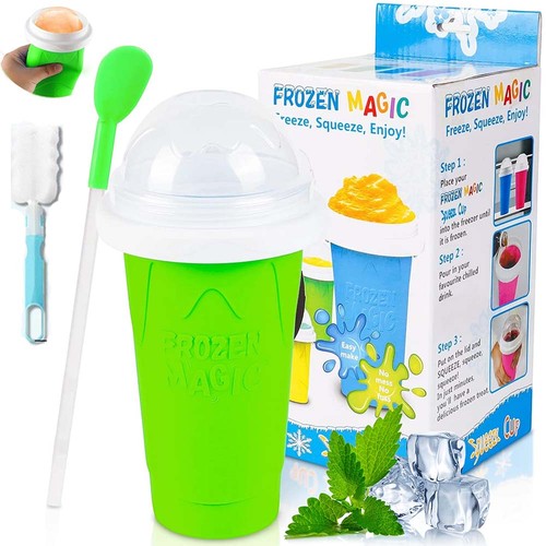 Slushy cup maker squeeze - maker,