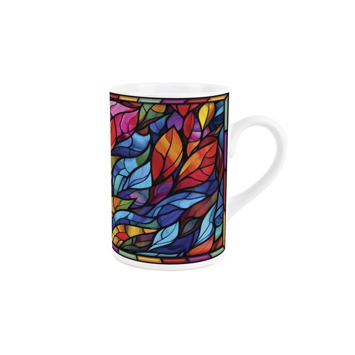 Buntglas gemustert becher - buntglas,