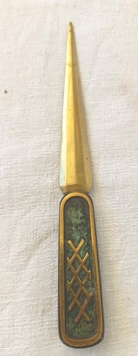 Art deco brieföffner dolch - brieföffner,