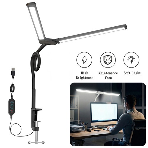 Doppelkopf schreibtischlampe - doppelkopf,