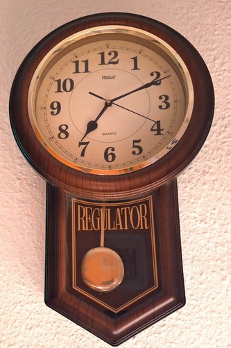 Mebus regulator wanduhr mit - regulator,