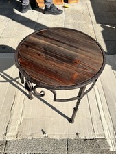 Kleiner Rundtisch Holz/Metall