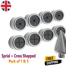 3x Einsteck Handtuchhalter