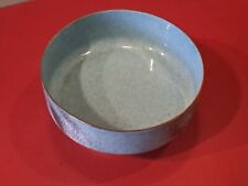 Nuss oder Chipsschale Messing emaliert  7cm hoch 13,5cm Durchmesser