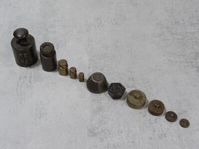 Alte Gewichte Gewichtsatz mit