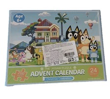 Bluey Puzzle Adventskalender 200 Teile Weihnachten 24 Türchen Kinder Geschenk