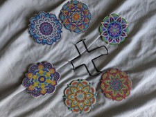 Blume mehrfarbig 6er Set