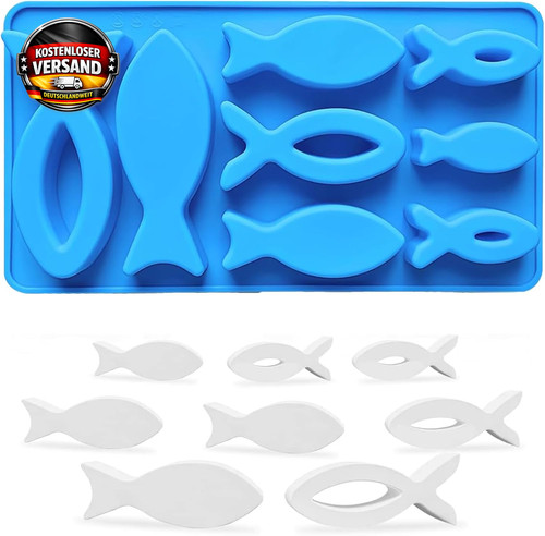 Silikonform fisch für kerzen - silikonform,