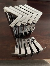 Möbelfuß ChromHöhe 12mm Möbelfüße Schrankfuß Schrankfüße Polsterfuß Stütze Kufen