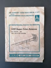 Ddr uhf antenne - uhf, anleitung