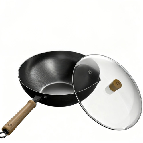 Wokpfanne mit deckel - 32,