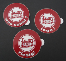 3x Werbe-Aufkleber LGB Lehmann