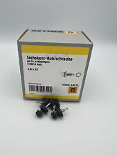 Trapezblechschrauben/ Bohrschraube Ø4,8x20- 100stk/ RAL 7016 Anthrazitgrau- SW8