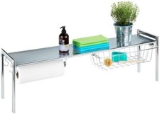 WENKO Spülbeckenregal Exquisit mit Küchenrollenhalter, Ablagekorb, Küchenregal