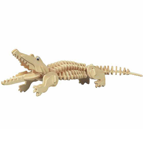 Krokodil holzbausatz - krokodil,