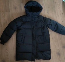 Kinder Puffer Mantel, schwarz