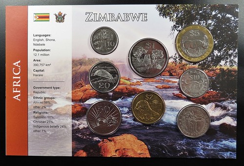 Simbabwe kms münzsätze - kms,