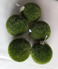Gras Kugel Ball mit Goldfäden Ø 5,5cm Weihnachten